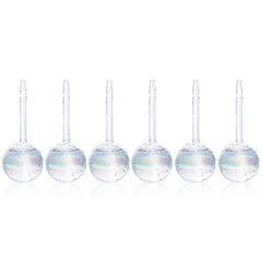 Plant Watering Globes Set of 6 - Small Glass Self Watering Bulbs Up to 5 Days of Irrigation - for Indoor & Outdoor Plants - Multicolor, Automatic, Glass Watering Bulbs for Daily Use, Watering Devices