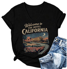 Women Vintage Rock Band Shirts Country Music Shirts Graphic Tees Concert Outfit Short Sleeve Tops