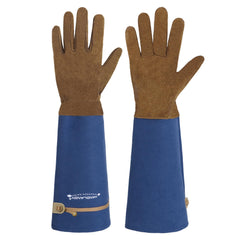 HANDLANDY Rose Pruning Gloves for Men & Women, Long Thorn Proof Gardening Gloves, Breathable Pigskin Leather Gauntlet, Best Garden Gifts & Tools for Gardener