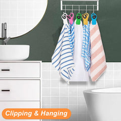 Jetmore 12 Pack Chip Clips Bag Clips, Magnetic Bag Clip for Food Storage Heavy Duty, Plastic Food Clip for Chips, Snack, Kitchen, Refrigerator, Garden, Sewing, Fabric, Clothes Pins