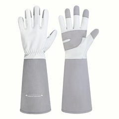 HANDLANDY Rose Pruning Gloves for Men & Women, Long Thorn Proof Gardening Gloves, Breathable Pigskin Leather Gauntlet, Best Garden Gifts & Tools for Gardener