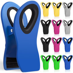 Jetmore 12 Pack Chip Clips Bag Clips, Magnetic Bag Clip for Food Storage Heavy Duty, Plastic Food Clip for Chips, Snack, Kitchen, Refrigerator, Garden, Sewing, Fabric, Clothes Pins