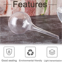 8 Pcs Clear Plant Watering Globes,Plastic Self-Watering Bulbs,Automatic Watering Globes,Garden Water Device for Plant Indoor Outdoor