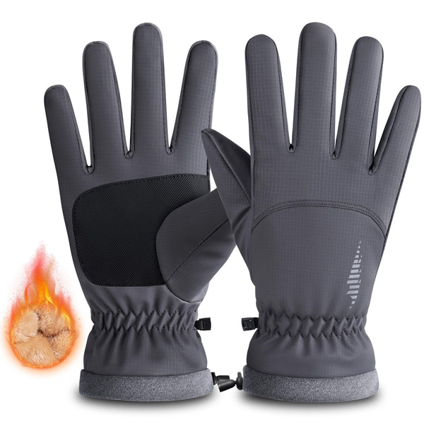 rivmount Winter Waterproof Ski Snow Warm Gloves for Women Men, Windproof Cold Weather Thermal with Touchscreen Fingers, for Running Driving Cycling Hiking Biking Outdoor Sports Daily Work