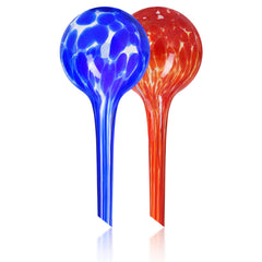 Plant Watering Globes Set of 6 - Small Glass Self Watering Bulbs Up to 5 Days of Irrigation - for Indoor & Outdoor Plants - Multicolor, Automatic, Glass Watering Bulbs for Daily Use, Watering Devices