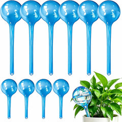 MOONSOUND Self Watering Globes for Plants - 10pcs Automatic Watering Bulbs for Indoor & Outdoor Potted Plants, Vacation Plant Care, Water Conservation Device