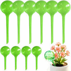 MOONSOUND Self Watering Globes for Plants - 10pcs Automatic Watering Bulbs for Indoor & Outdoor Potted Plants, Vacation Plant Care, Water Conservation Device