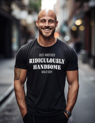 Just Another Sexy Bald Guy | Funny Dad Husband Grandpa Joke Dude Men Humor T-Shirt