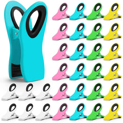 Jetmore 12 Pack Chip Clips Bag Clips, Magnetic Bag Clip for Food Storage Heavy Duty, Plastic Food Clip for Chips, Snack, Kitchen, Refrigerator, Garden, Sewing, Fabric, Clothes Pins