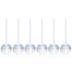 Plant Watering Globes Set of 6 - Small Glass Self Watering Bulbs Up to 5 Days of Irrigation - for Indoor & Outdoor Plants - Multicolor, Automatic, Glass Watering Bulbs for Daily Use, Watering Devices