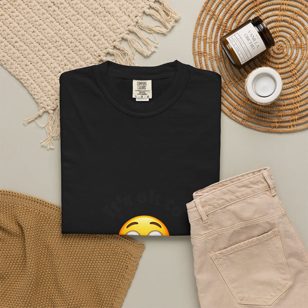 Mental Health Tee — "It’s OK to Not Be OK" Emoji T-Shirt