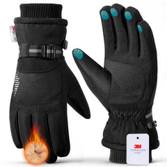 rivmount Winter Waterproof Ski Snow Warm Gloves for Women Men, Windproof Cold Weather Thermal with Touchscreen Fingers, for Running Driving Cycling Hiking Biking Outdoor Sports Daily Work