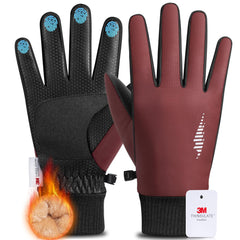 rivmount Winter Waterproof Ski Snow Warm Gloves for Women Men, Windproof Cold Weather Thermal with Touchscreen Fingers, for Running Driving Cycling Hiking Biking Outdoor Sports Daily Work