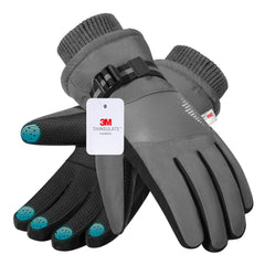 rivmount Winter Waterproof Ski Snow Warm Gloves for Women Men, Windproof Cold Weather Thermal with Touchscreen Fingers, for Running Driving Cycling Hiking Biking Outdoor Sports Daily Work