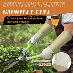 HANDLANDY Rose Pruning Gloves for Men & Women, Long Thorn Proof Gardening Gloves, Breathable Pigskin Leather Gauntlet, Best Garden Gifts & Tools for Gardener