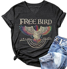 Women Vintage Rock Band Shirts Country Music Shirts Graphic Tees Concert Outfit Short Sleeve Tops