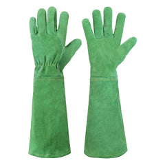 HANDLANDY Rose Pruning Gloves for Men & Women, Long Thorn Proof Gardening Gloves, Breathable Pigskin Leather Gauntlet, Best Garden Gifts & Tools for Gardener