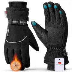 rivmount Winter Waterproof Ski Snow Warm Gloves for Women Men, Windproof Cold Weather Thermal with Touchscreen Fingers, for Running Driving Cycling Hiking Biking Outdoor Sports Daily Work